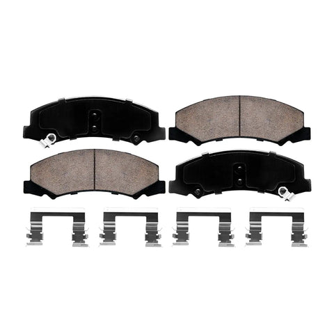 Front Wheel Bearing Hubs And Brake Kit Rotors With Ceramic Pads For 2006 2011 Cadillac DTS Sedan 2008 2009 Buick Lacrosse Allure Lucerne V8