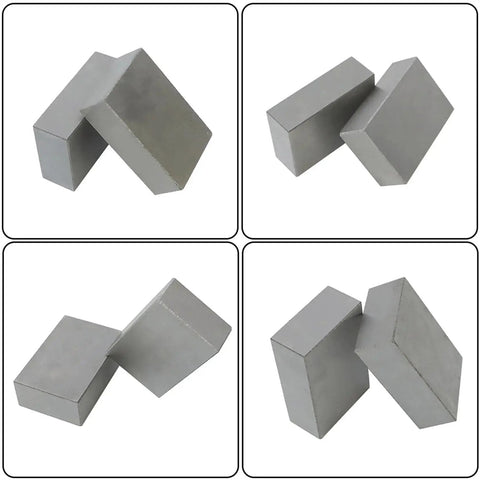 1x2x3 Precision Machinist Milling Blocks Set Of 2 Hardened Tool Steel 56 To 60 Rc No Holes Matched Pair For Secure Mounting