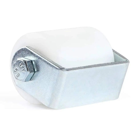 Slide Gate Guide Roller 3 Inches With UHMW Nylon Wheel And Post Welded Bracket, Heavy Duty Sealed Ball Bearing Side Roller Assembly