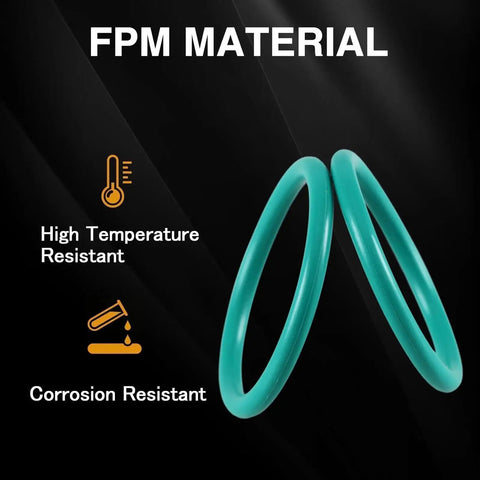 Ford Radiator Hose Seal Kit For F Series 2011 2018 O Ring T Pipe Leak Repair FPM material high temperature resistant