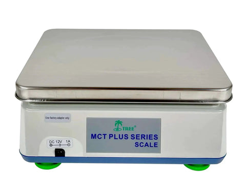 Front view of 33 Lb Counting Scale With 0.001 Lb Precision For Inventory And Manufacturing Heavy Duty Warehouse Grade Counter