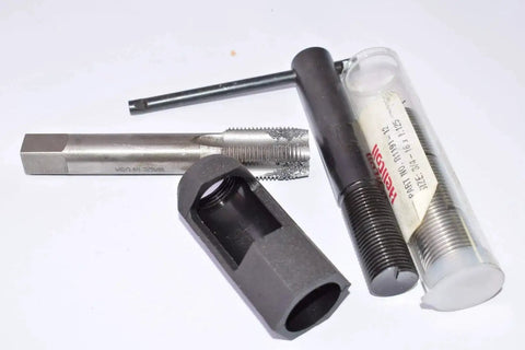 3/4-16 Thread Repair Kit With Beefy Pro Grade Coil Inserts, tap, and installation tools for home shop and field use displayed on white.