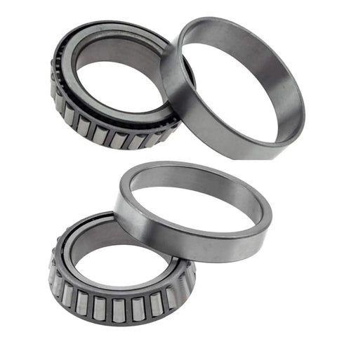 Six Piece Front Wheel Hub Bearing Seal Assembly Replacement Set For Toyota 4Runner 1990 To 1995 Pickup 1975 To 1995 And Tacoma 1995 To 2004 WTA5 WTA3 WS1948 Heavy Duty, two hub bearings and two seals on display.