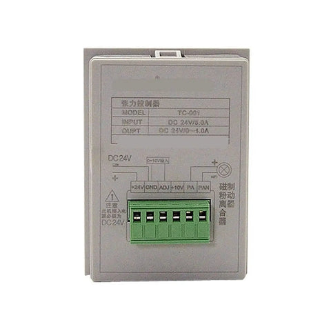 Front view of Magnetic Powder Tension Controller With Manual Adjustment for Industrial Clutches and Brakes, Stable Tension Regulation