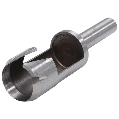 Industrial Deep Plug Cutter Set For Woodworking Six Piece Three Eighths Inch To One Inch Round Shank High Speed Carbon Steel