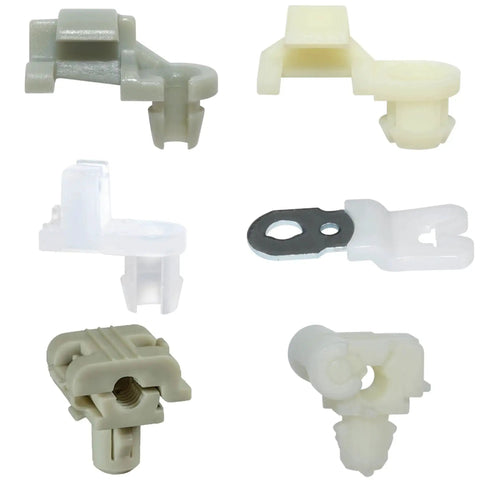 Must Have 224 Piece Door Lock Rod Clip Kit For GM Ford Chrysler Toyota Mazda Fits 4mm And 5mm Rod Size Nylon Clips