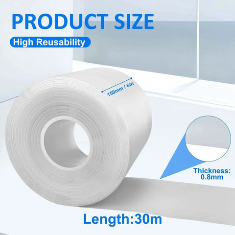 Pro Grade Urethane Die Protection Film For Press Brake Bending, Mark Free Shield, Milky White Transparent, 6 in x 100 ft roll