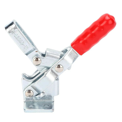 Quick Release Toggle Clamp For Welding And Woodworking High Strength Plunger Stroke Locking Clamp For Fixtures And Jigs, steel with red handle