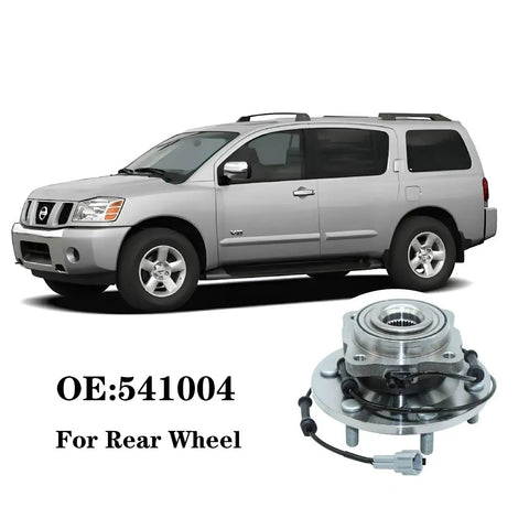 Beefed Up Rear Wheel Hub And Bearing Assembly With ABS For Nissan Pathfinder 2004 Armada 2005 2012 Infiniti QX56 2004 2010 6 Lug