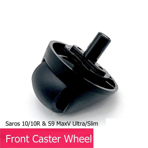 Omni Directional Front Caster Wheel For Roborock S9 MaxV Ultra And Slim Saros 10 10R Compatible Vacuum Accessory Replacement Part Black