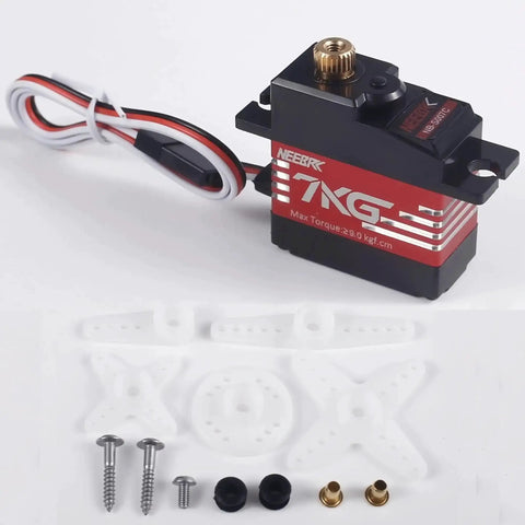 Beefy 7Kg Digital RC Servo With Full Metal Gear Ultra Durable High Torque Micro Servo 25T Arm Included for RC Models
