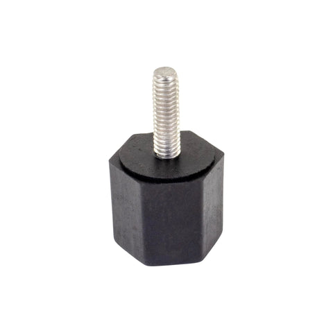 Five Pack Aftermarket Black Thumbscrews For Ice Machines DCM F KM KML FS Series 415949G11 Replacement Hardware, side view