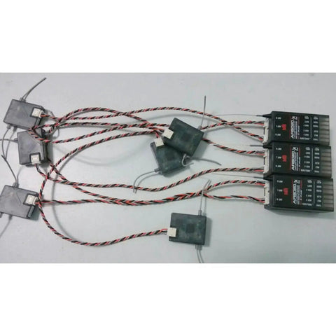 AR9020 9 Channel Receiver with two satellite modules for Spektrum DSMX XPlus systems and digital spread modulation.