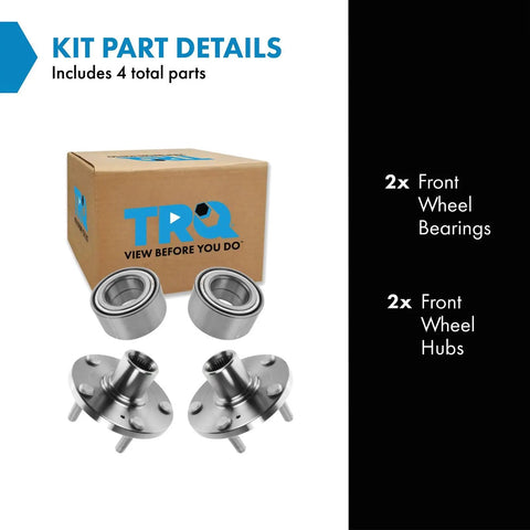 2 Piece Front Wheel Bearing And Hub Kit Direct Fit For 2012 2014 Hyundai Azera 2006 2013 Sonata And 2014 Kia Sportage