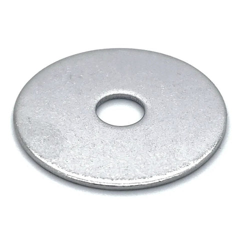 Fender washer, 1/4 in hole, 1-1/4 in outer diameter, 304 stainless steel