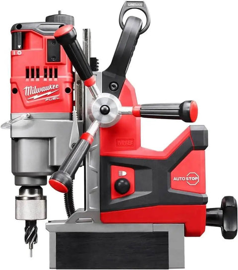 M18 FUEL 1.5 Inch Lineman Magnetic Drill Kit Workhorse For Heavy Duty Steel Drilling With Brushless Powerstate Motor RedLink Plus