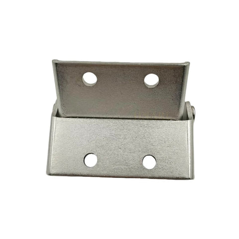 Lift Gate Hinge 104804GT Replacement For Genie Entry Gate Spring Hinge and Vertical Mast Lifts, front view, metal hinge piece