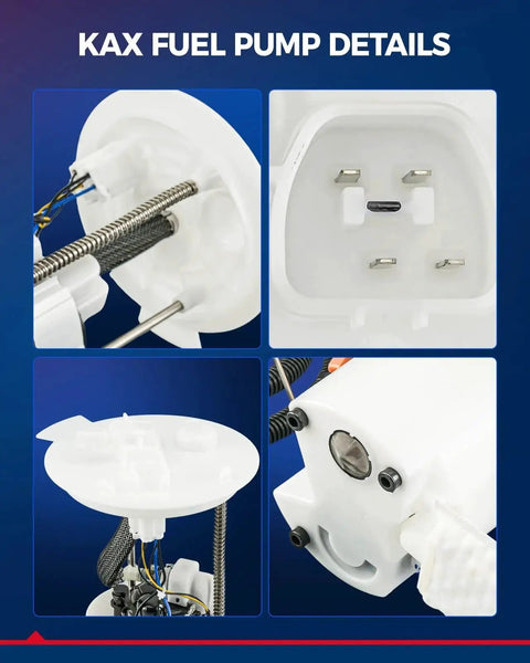Electric Fuel Pump Module Assembly parts for Ford Escape and Lincoln MKC showing connections and components for 2013-2019 models.