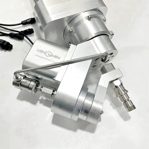 Upgrade Your Waterjet Cutting Head For Marble And Granite With 0 To 70 Degree Large Angle Cutting 3AIXS And 4AIXS Upgrade Solution Lightweight Aluminum Alloy Construction Durable High Precision Performance WEIHONG Waterjet Head