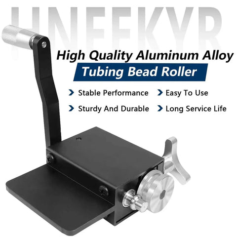 Heavy Duty Bead Roller For Tube Pipe And Hose With Nylon Vise Jaws Fits 5 Eighth Inch And Larger Tubing DIY Intercooler Piping Tool