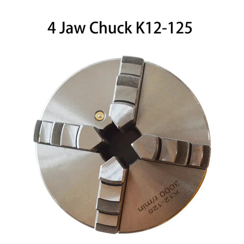 Premium 4 Jaw Lathe Chuck 125mm Self Centering For CNC Machine Tools Durable High Quality Steel Precision Ground