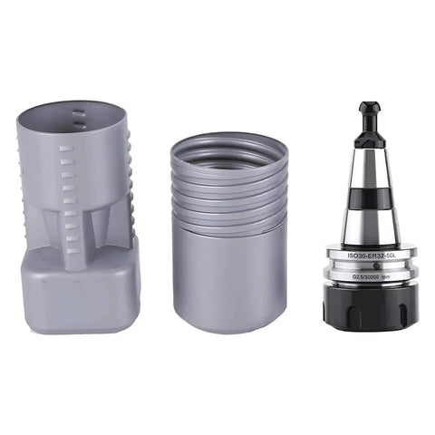 Heavy-Duty ER32-50L Balance Collet Lathe Chuck Tool Holder For ISO30 CNC Milling, Stainless Steel With Pull Stud, 30000RPM