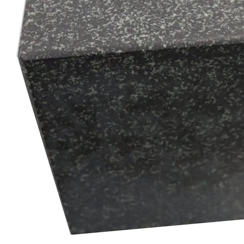 Close-up view of Grade A Granite Surface Plate 400 X 250 X 60 Mm for precision inspection, ultra stable, drift free surface.