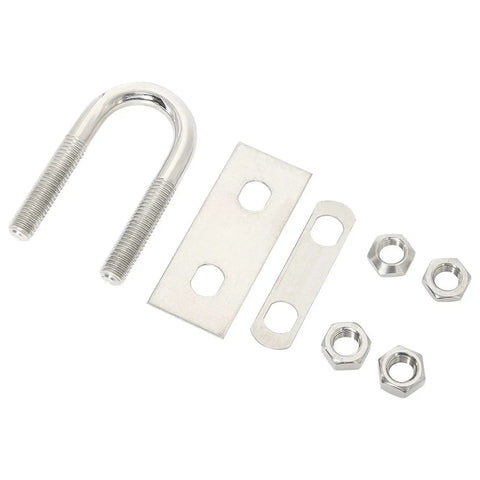 Stainless Steel Bow And Stern Eye U Bolts With Nuts And Washers One Half Inch Diameter Four And One Quarter Inch Thread Length