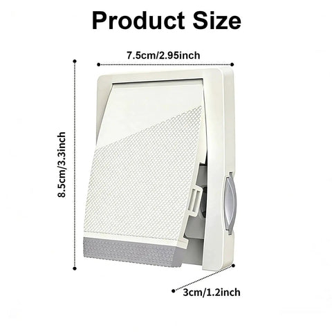 Side view of the 2 Pack Sliding Door Lock for Glass Doors and Windows, Child Safety Lock for Patio Doors and Closets, No Drilling Required, Easy to Install.