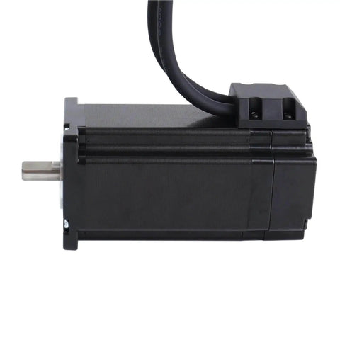 Side view of 4Nm 24 Closed Loop Stepper Motor With Encoder 1000PPR 4000CPR 5A 2 Phase 4 Lead Servo Motor for CNC Machines
