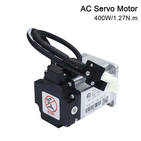 Beefy 400W AC Servo Motor 60ST M01330 3000RPM 220V with brake for industrial control and automation applications, front view