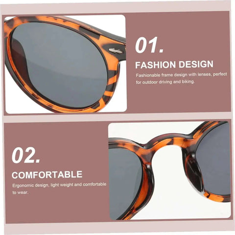 Outdoor sports sunglasses for men and women with UV protective lenses, ergonomic frame, non-slip temple tips, close-up view.