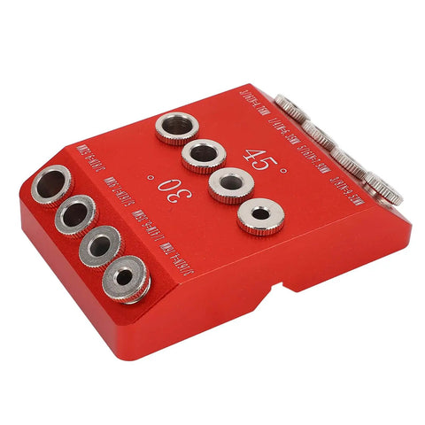 Pocket Hole Jig Drill Guide For Woodworking Pros And DIYers 30 Degree 45 Degree 90 Degree Angles Oblique Pocket Hole Jig