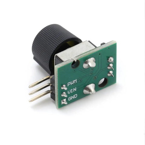 Close-up of Servo And ESC Tester Kit For FPV RC Planes And Cars, PWM Checker For Brushless Motors, single unit detail view.