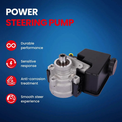 Power Steering Pump For 3.8L V6 Cars Fits Buick Regal 1996 To 2004 Chevy Monte Carlo with low noise and vibration reduction features.