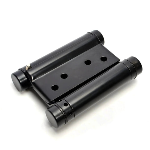 Black 4 Pack Double Action Spring Hinges Self Closing For Saloon Cafe Pub Swing Doors 201 Stainless Steel Durable Hinges