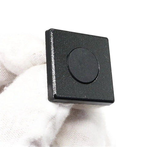 Close-up of 10 Pack Aluminum Extrusion T Slot End Cap Brackets For 10 By 10 And 25 Series Universal Fit 1 Inch By 1 Inch
