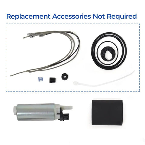 Chevrolet Corvette Fuel Pump Assembly 110 LPH with Stainless Hanger Filler Neck Sending Unit Wiring Pigtail Float and Gasket