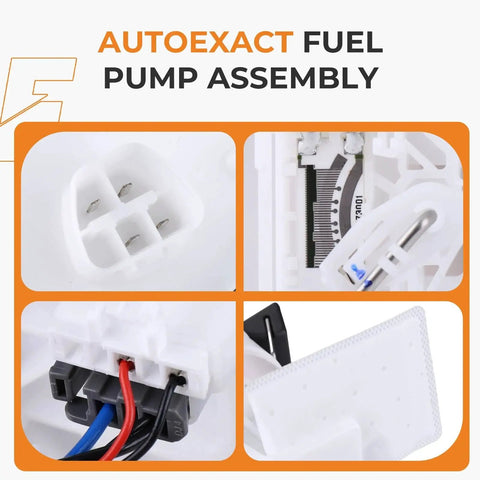 AutoExact Drop In Electric Fuel Pump Assembly components for Toyota Camry 2008-2011, Solara 2008, direct fit OEM quality.