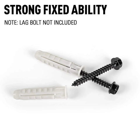 Concrete Wall Anchors For TV Wall Mount Installation Suitable For Concrete Or Brick Walls Plastic Anchor Bolts 10x50mm White 6pcs