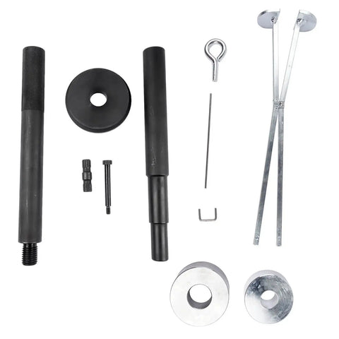 Alignment Bar And Gimbal Bearing Tool Set With Bearing Puller And Seal Bellows Replacement For Marine Engine Couplers And Bell Housings