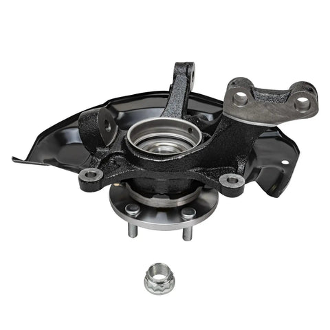 Front Two Piece Steering Knuckles and Wheel Hub Bearings Replacement Kit for Lexus RX330 RX350 RX400h and Toyota Highlander Hybrid 2004-2009 OEM-Grade Includes Two Knuckles