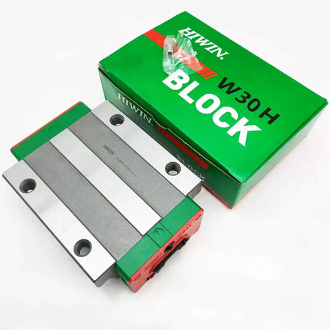 HGW30HC Linear Block Carriage Guide Rail Set For CNC Machines with box, heavy-duty, Taiwan-made, with flange