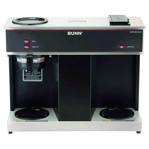 VPS 12 Cup Pourover Commercial Coffee Brewer With Three Warming Stations 120V No Plumbing Required Office Boss Brew Machine
