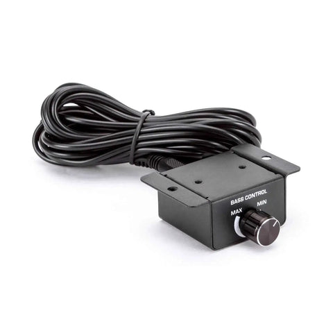 RP-2000.1D Beefy Monoblock Class D MOSFET Car Amp remote subwoofer level control with cable, bass boost adjustment knob