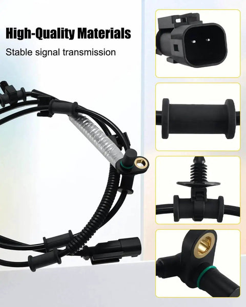 Ram Front ABS Wheel Speed Sensor Replacement Kit For 2014 2015 2016 2017 2018 2500 3500 Left And Right 2Pcs, connectors, wiring details
