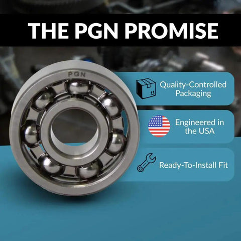 Ten Pack 608 Open Chrome Steel Spinner Bearings 8x22x7 Mm Replacement Part Kit For Fidget Spinners, banner with features highlighted.