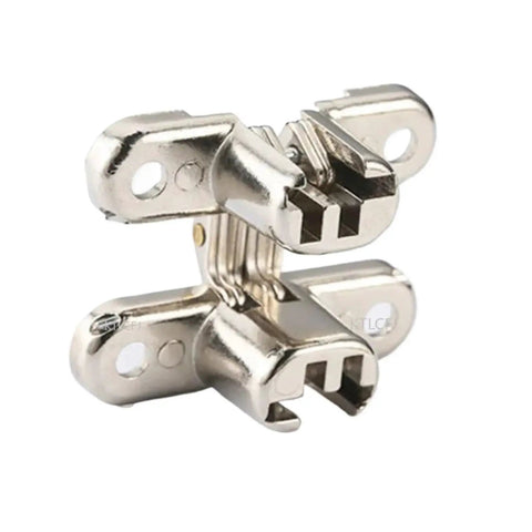 Bearing Hinge For Doors With Ball Bearings Durable Zinc Alloy Hidden Hinge 8 By 42 Mm Invisible 180 Degree Folding Door Hinge Silver Ideal