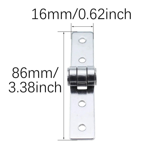 Modern 304 Stainless Steel Flush Hinge Set 86mm 3.38 Inch Heavy Duty Hidden Butt Hinges For Folding Doors Windows Cabinets Storage Boxes And DIY Projects Durable Silver Finish Dope Ideal For Cabinets Shutters Wooden Boxes Vanities Closets With