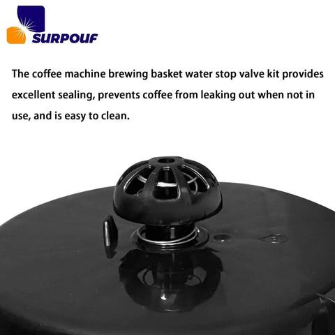 Close-up of Two Pack Spring Loaded Brew Basket Stopper Kit For Universal Coffee Machines Replacement Parts Compatible With 990117900 And 990237500